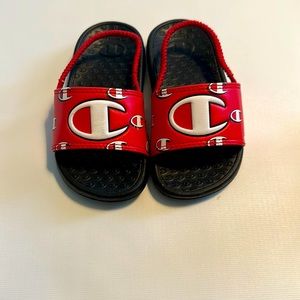 Brand new toddler sandals size 7 color red